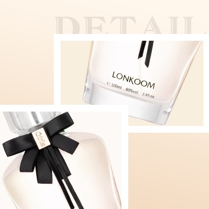 LONKOOM The Girls Gold Eau De Parfume น้ำหอม 100ml. กลิ่นฟลอรัล น้ำหอมนักศึกษา วัยทำงาน รูปที่ 4