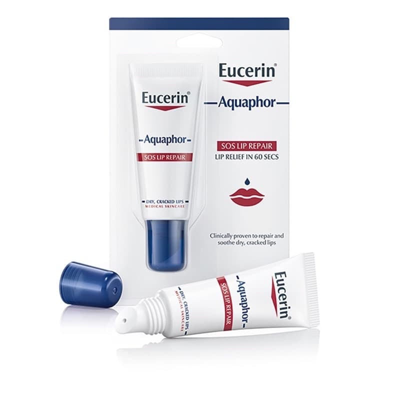 Eucerin Aquaphor SOS LIP CARE 10 ML. ยูเซอรีน อควาฟอร์ เอสโอเอสลิป แคร์ รูปที่ 3