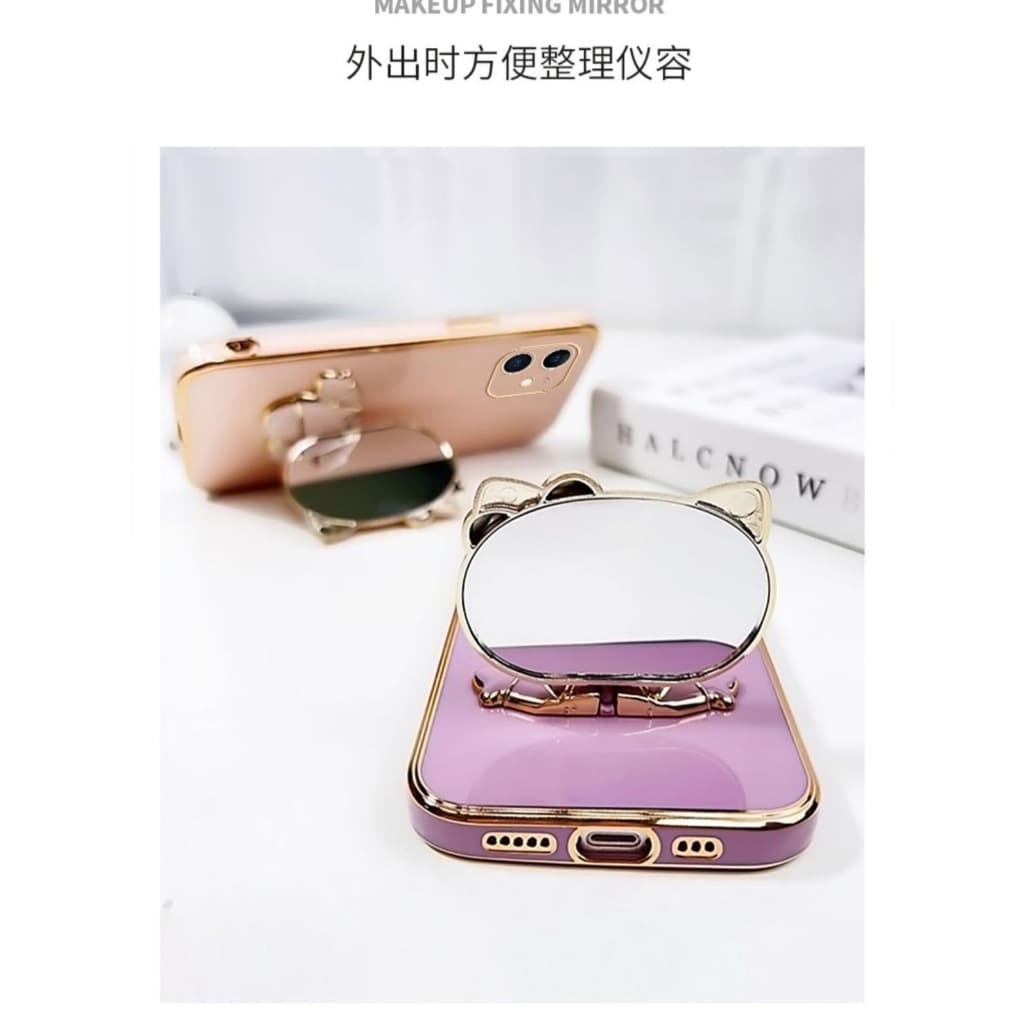 เคส คิตตี้ ขาตั้งได้ สำหรับ Samsung A02S A03S C55 M55 A71 A22 A12 A53 A52 A52S A04S A13 4G 5G A23 A50 A30S ลายน่ารัก รูปที่ 3