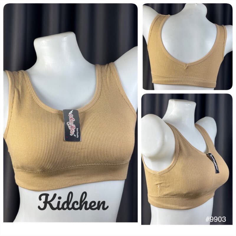 Sportbra สปอร์ตบรา เสื้อในไม่โครงแบบสวม AMBRA#3309 รูปที่ 5