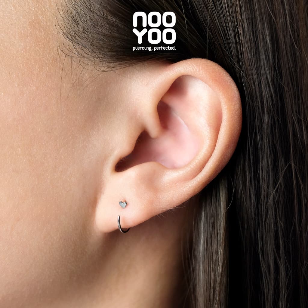 NooYoo ต่างหูสำหรับผิวแพ้ง่าย Open Claw Surgical Steel รูปที่ 9