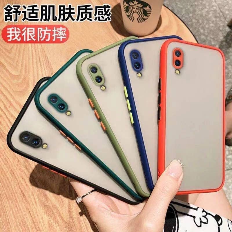 เคสขอบสีหลังด้าน SAMSUNG Note20 Note20ultra S20fe A51 A71 4G A31 S21fe A42 A32 4G/A32 5G เคสกันกระแทก025 รูปที่ 5