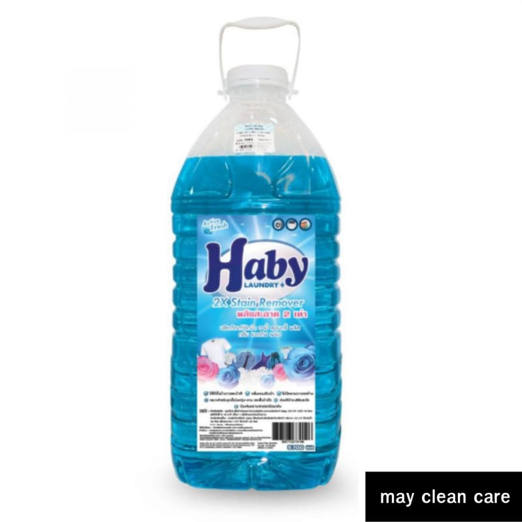Haby น้ำยาซักผ้า ขนาด 5700 มล กลิ่น​ Active​ Fresh รูปที่ 1