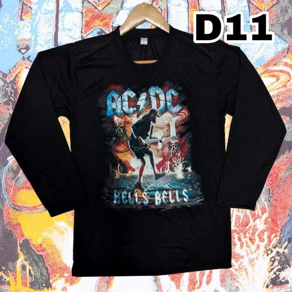 เสื้อแขนยาว ลายวินเทจ ลายวง ลายACDC By จันทร์เจ้าเสื้อยืด รูปที่ 6