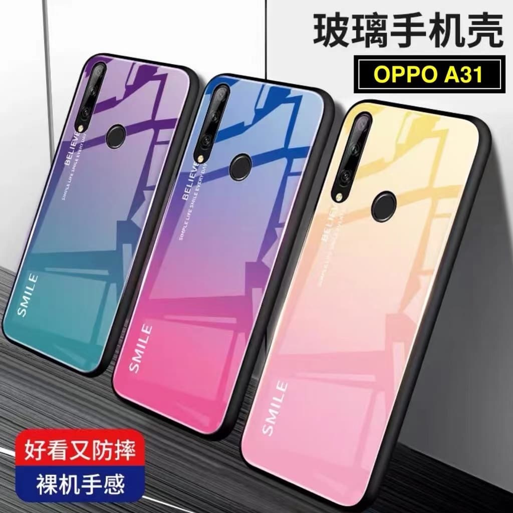 เคสกระจกเงาไล่สี Oppo A31 A71 A15 A15S A54 A16 F9 A12 A5S A7 A5 A9 22020 F11pro A93 A92 A3S C1 A53 Reno2F Reno4 เคสไล่สี รูปที่ 2