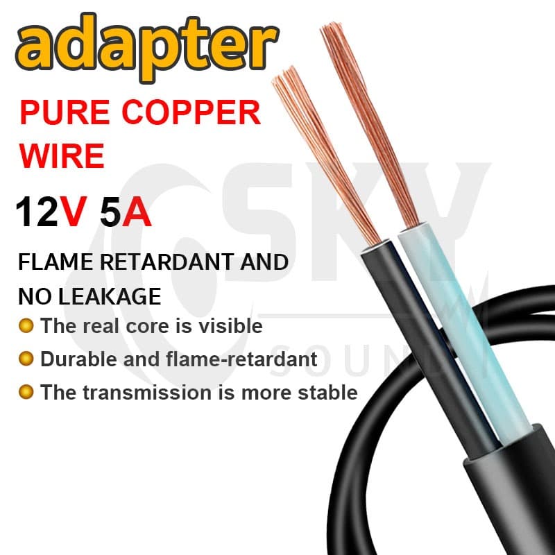SKYSOUND อะแดปเตอร์ 12v 24v adapter อะแดปเตอร์ adapter 12v 24v 5a อะแดปเตอร์ อแดปเตอร์12v อะแดปเตอร์แปลง อแดปเตอร์แปลง รูปที่ 2