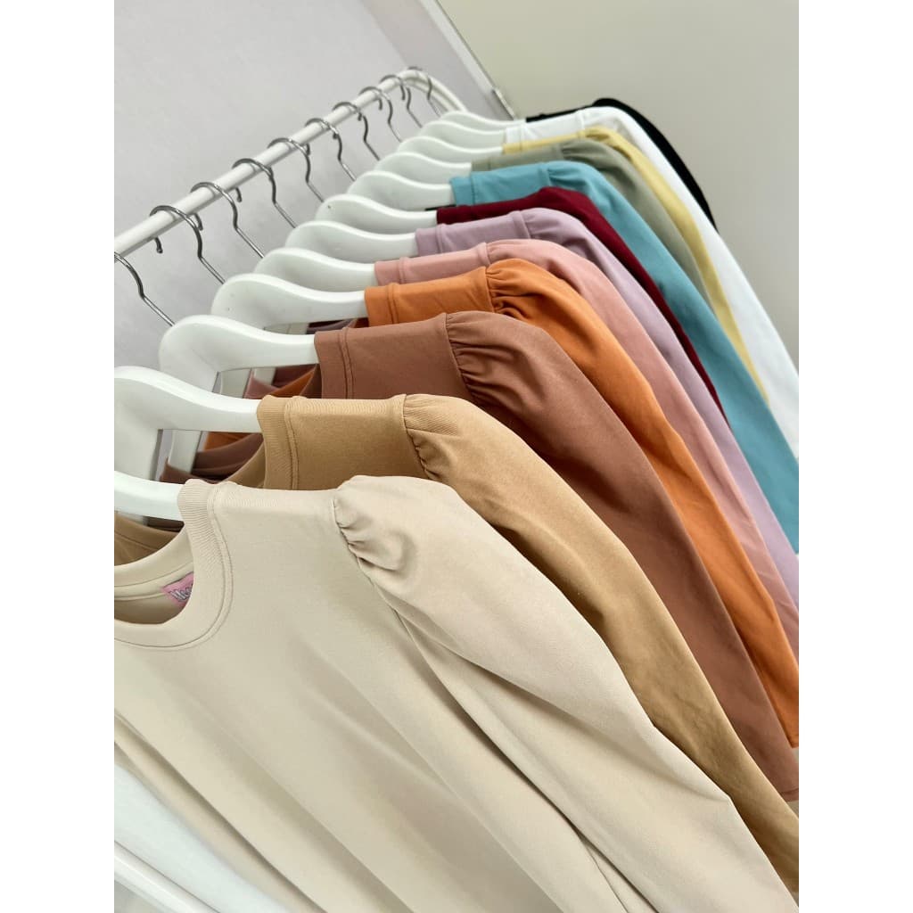 Meeer เสื้อยืดแขนยาวรูดไหล่ รูปที่ 4