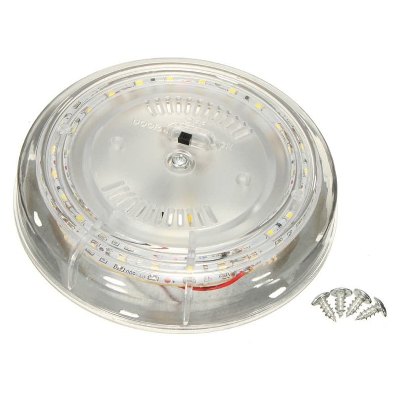 ไฟเพดานรถ LED ไฟเพดาน ตกแต่งภายในหลังคารถยนต์ กลม Car White LED Vehicle Interior Roof รูปที่ 4