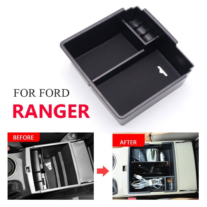 ร้านคนไทย! อุปกรณ์เสริมสำหรับFord Ranger2012-2022กล่องเก็บของในรถยนต์ รูปที่ 6
