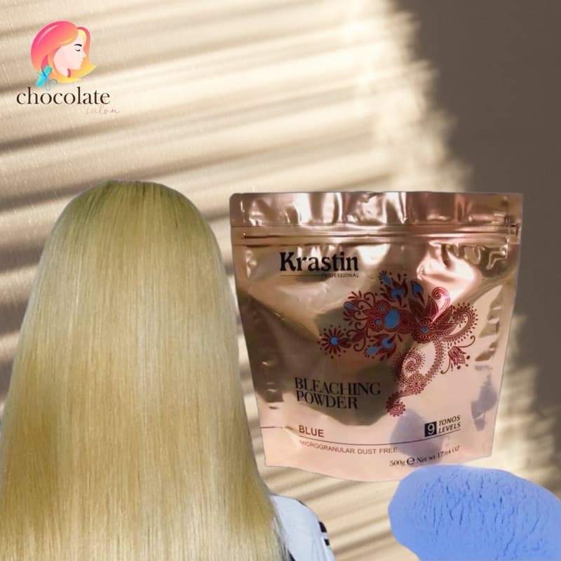 KRASTIN BLEACHING POWDER เกรด A ผงฟอกสีฟ้า อ่อนโยน ขนาด 500 กรัม รูปที่ 6