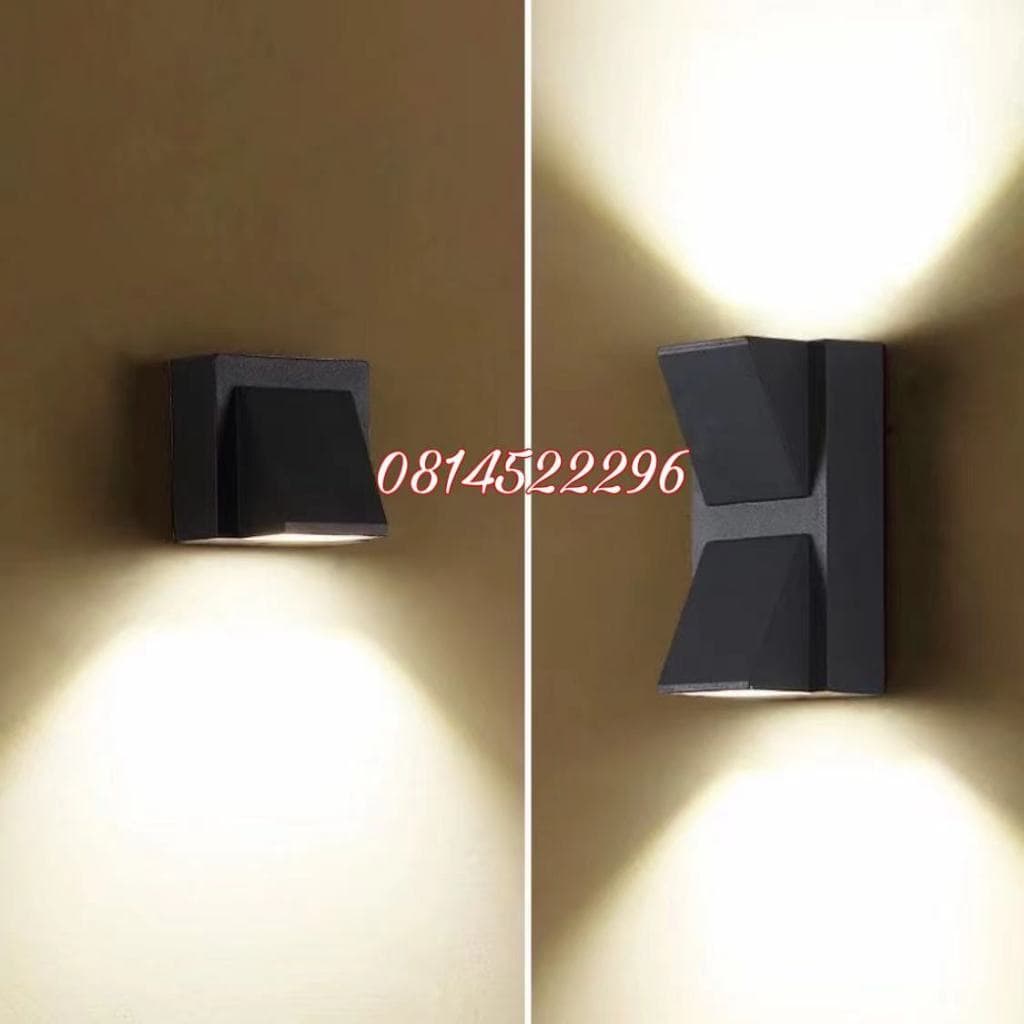 เปลี่ยนหลอดได้ง่าย***โคมไฟติดผนังนอกบ้านโคมไฟกิ่งกันฝนแถมขั้วใส่หลอดGU10 7w LED ต่อไฟบ้านตรง220v รูปที่ 7
