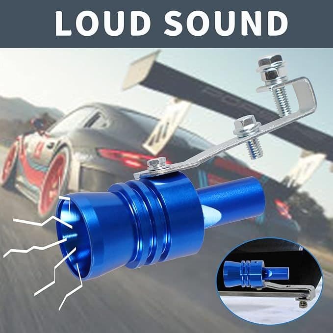 ตัวแปลงเสียงท่อรถยนต์ หวีดเทอร์โบ อุปกรณ์ติดท่อไอเสียแต่งเสียงเทอร์โบ Car Exhaust Pipe Sounder สำหรับท่อไอเสีย รูปที่ 2