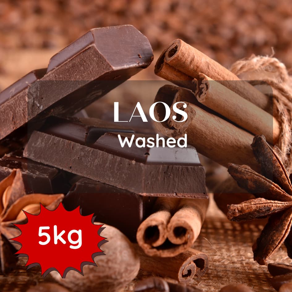 สารเมล็ดกาแฟ Laos Washed ขนาด 5kg รูปที่ 1