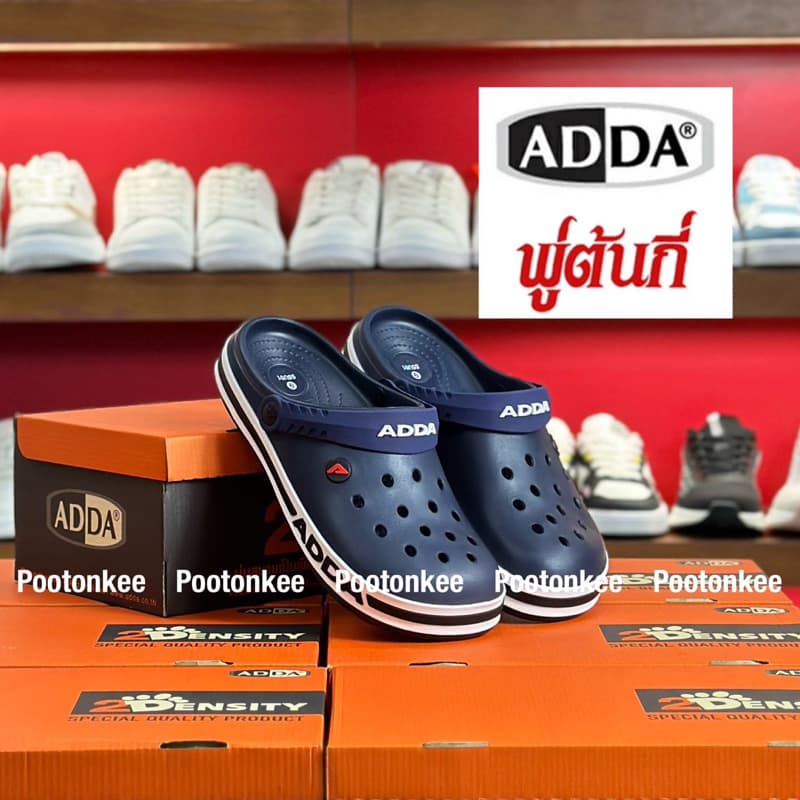 ADDA รองเท้าแตะหัวโต รองเท้าลำลอง สำหรับผู้ชาย แบบสวม รุ่น 55U01 / 55U03 / 55U04 รูปที่ 4