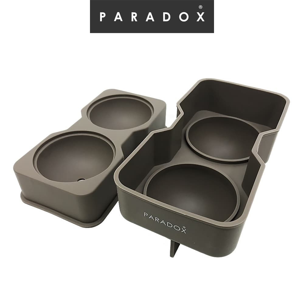 Paradox : พิมพ์น้ำแข็งกลม 2 ช่อง เส้นผศ.ต่อน้ำเเข็ง 1 ลูก 6 ซม Ice ball mould-2 balls BB Z1009 รูปที่ 5