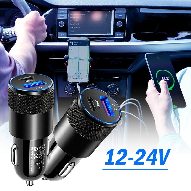 ที่ชาร์จในรถ Car Charger PD 38W ชาร์จเร็ว Type C หัวชาร์จในรถ รองรับ QC 3.0 + PD20W 2ช่อง usb รูปที่ 9