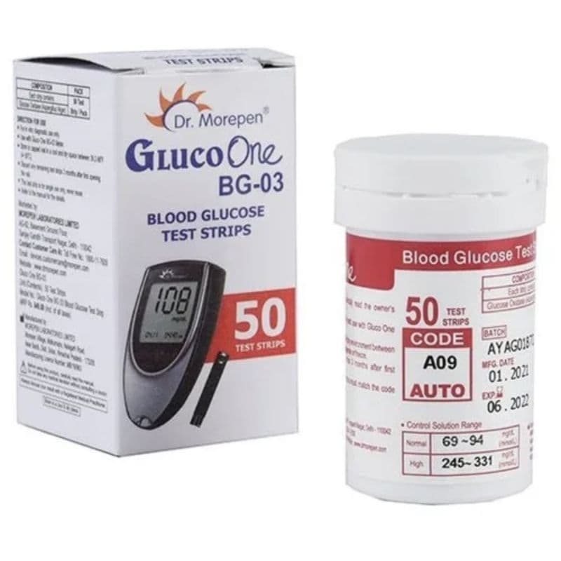 เข็มเจาะเลือดตรวจน้ำตาล Lancets แถบตรวจน้ำตาล แผ่นตรวจน้ำตาล blood glucose test strips GlucoOne กลูโควัน รุ่น BG-03 รูปที่ 4