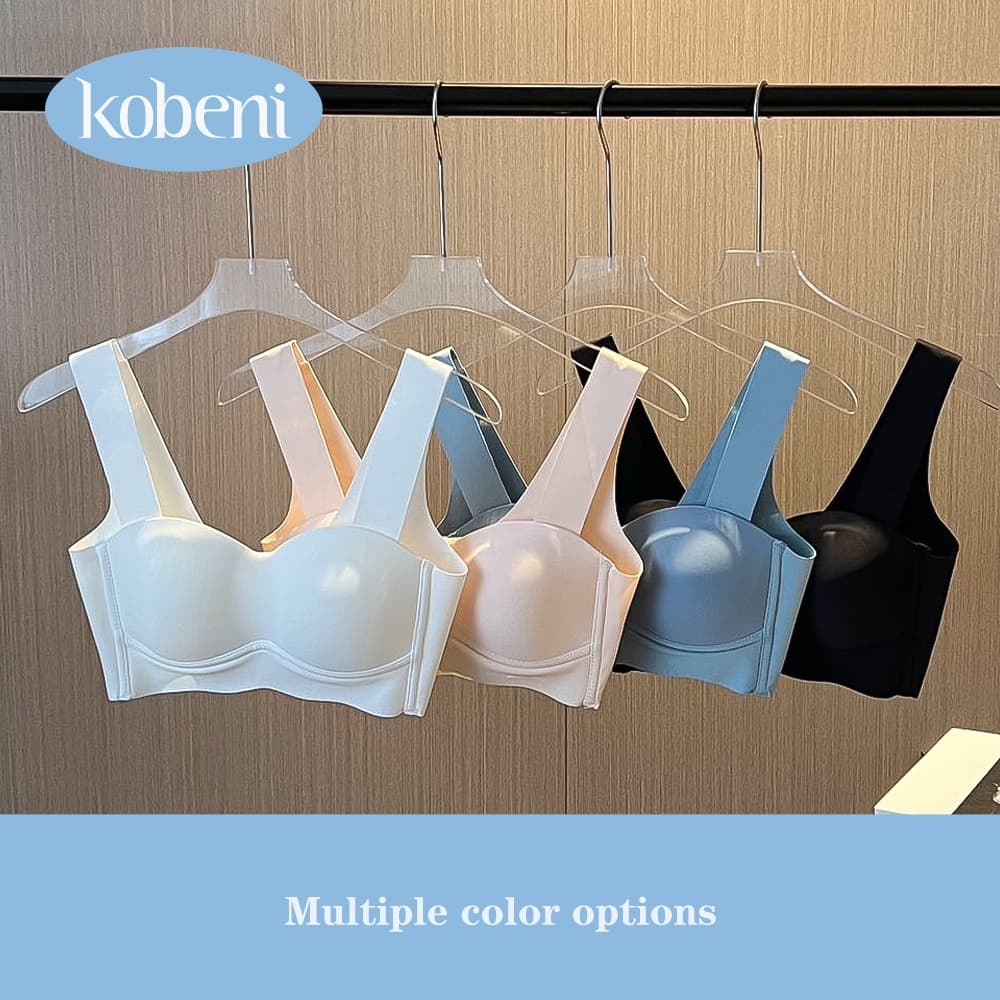 ⭐KOBENI⭐เจลลี่บรา แฟชั่น สปอร์ตบรา ฟองน้ำบาง เนื้อผ้านิ่ม ลดการกดทับ เก็บกระชับหน้าอก รูปที่ 8