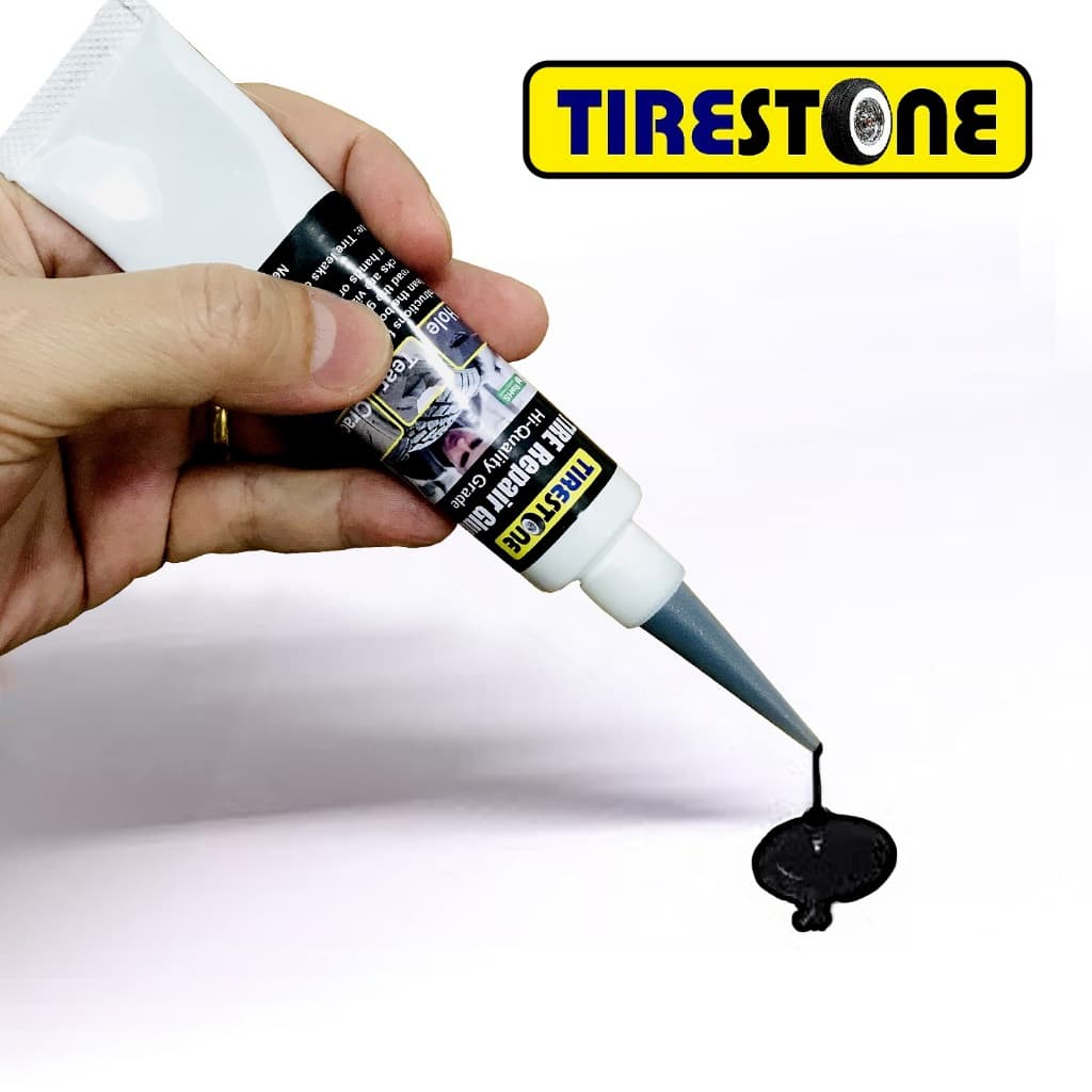 กาวซ่อมยางรถยนต์ TIRESTONE คุณภาพสูง ซ่อมรอยฉีกขาด เติมเต็มหลุม ปะรอยแตกปริ ไม่เป็นฝ้าขาว รูปที่ 5