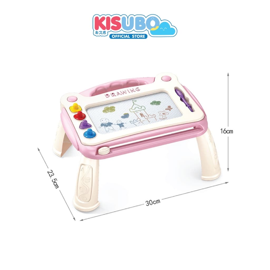KISUBO กระดานวาดภาพแม่เหล็ก แบบโต๊ะ 23.5-30.5cm Magnetic Drawing Board พลาสติก เขียนลบง่าย รูปที่ 4