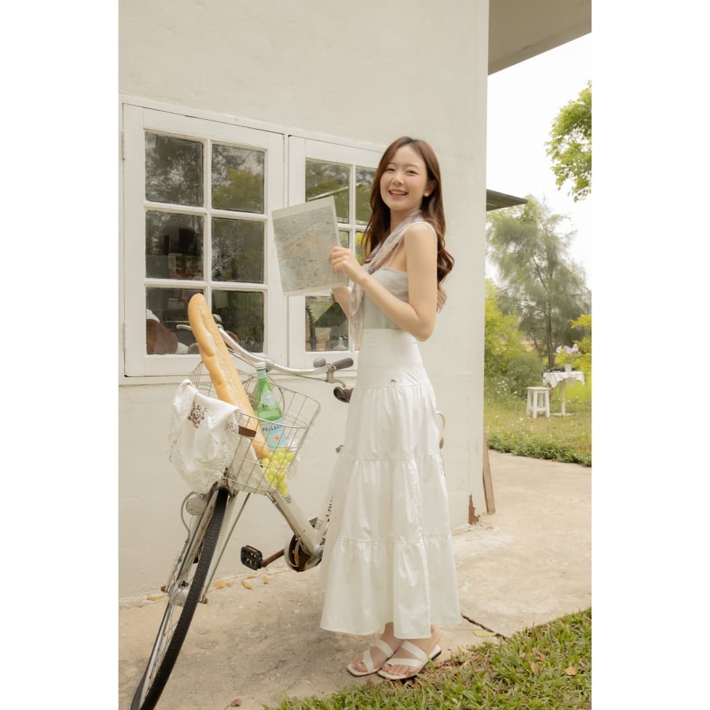 avocado diana long skirtกระโปรงยาวที่แอบสปอยมาเนิ่นนานน พร้อมเปิดขายแล้ววว รูปที่ 5