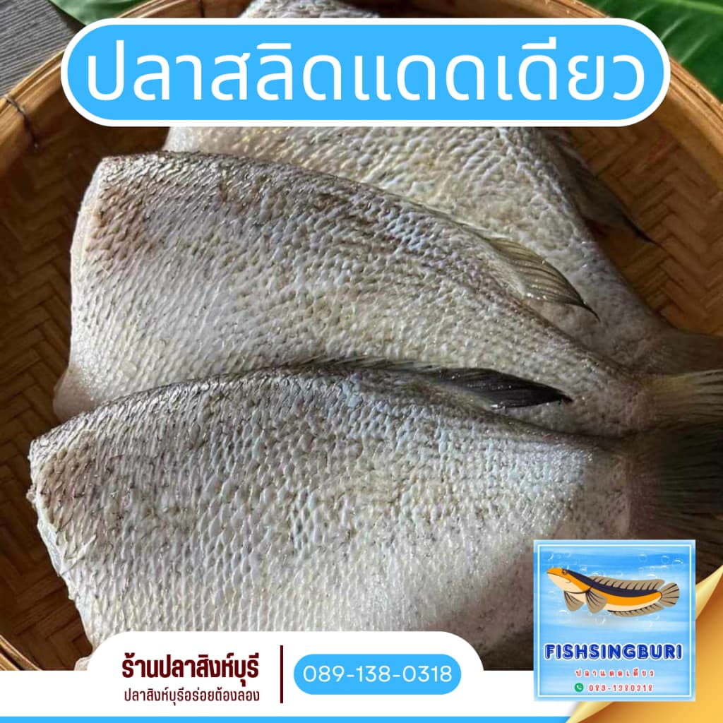 ปลาสลิดแดดเดียว​ 5-6ตัว/กิโล​กรัม รูปที่ 1
