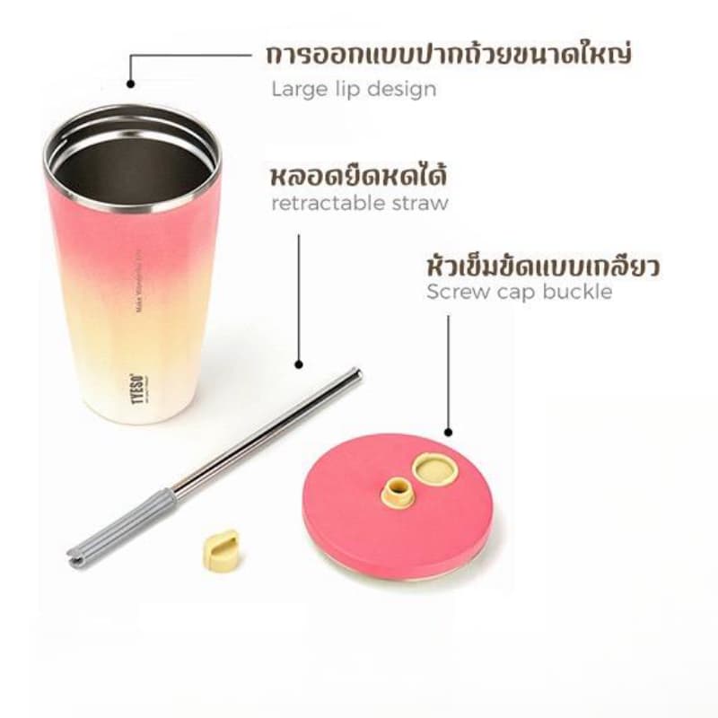 อุปกรณ์หลอดของTY/ICE moor ดูดน้ําสรุป ใช้ยี่ห้อICE moor/TY ขนาด600ml รูปที่ 3