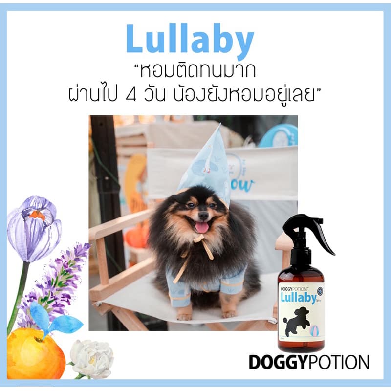 Doggy Potion Lullaby Conditioning Spray 250ml สเปรย์บำรุงขน สูตรลาลาบาย รูปที่ 4