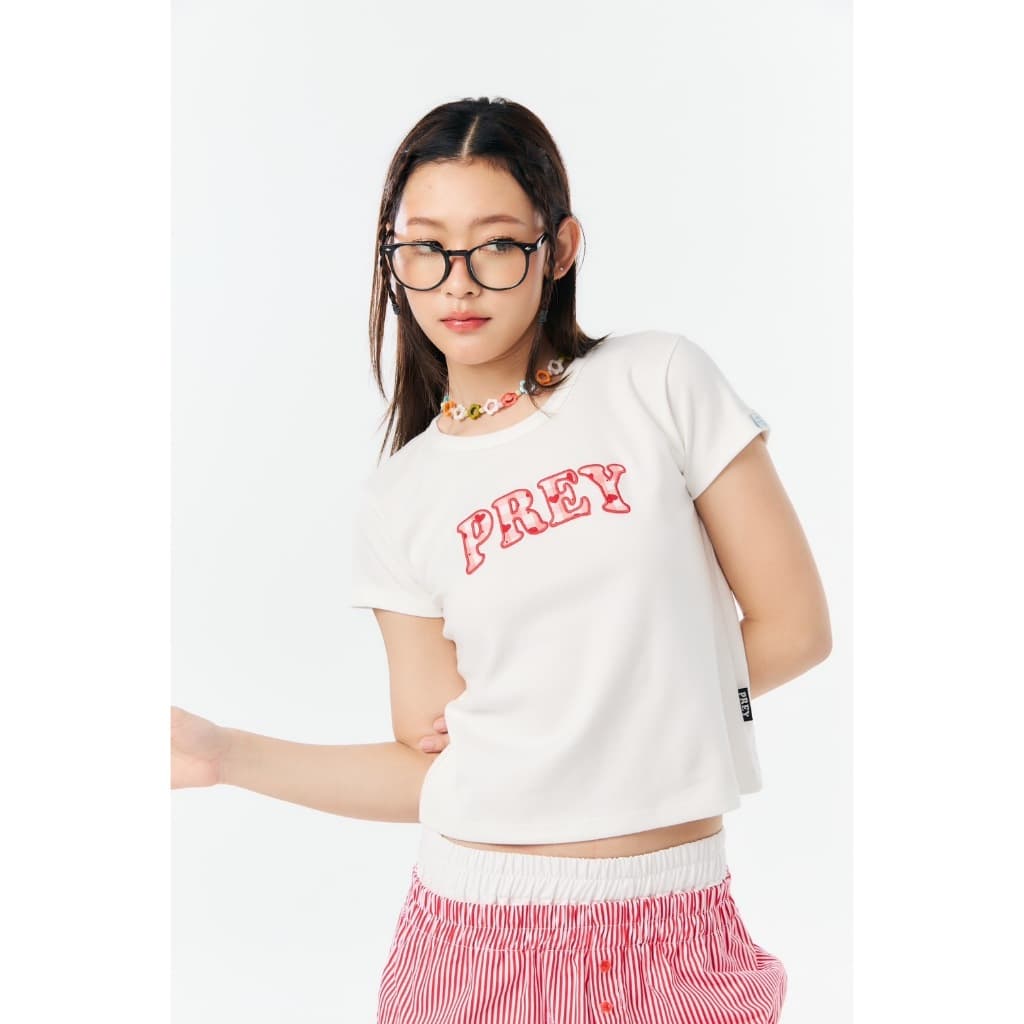 prey เสื้อยืด summer logo babytee รูปที่ 3