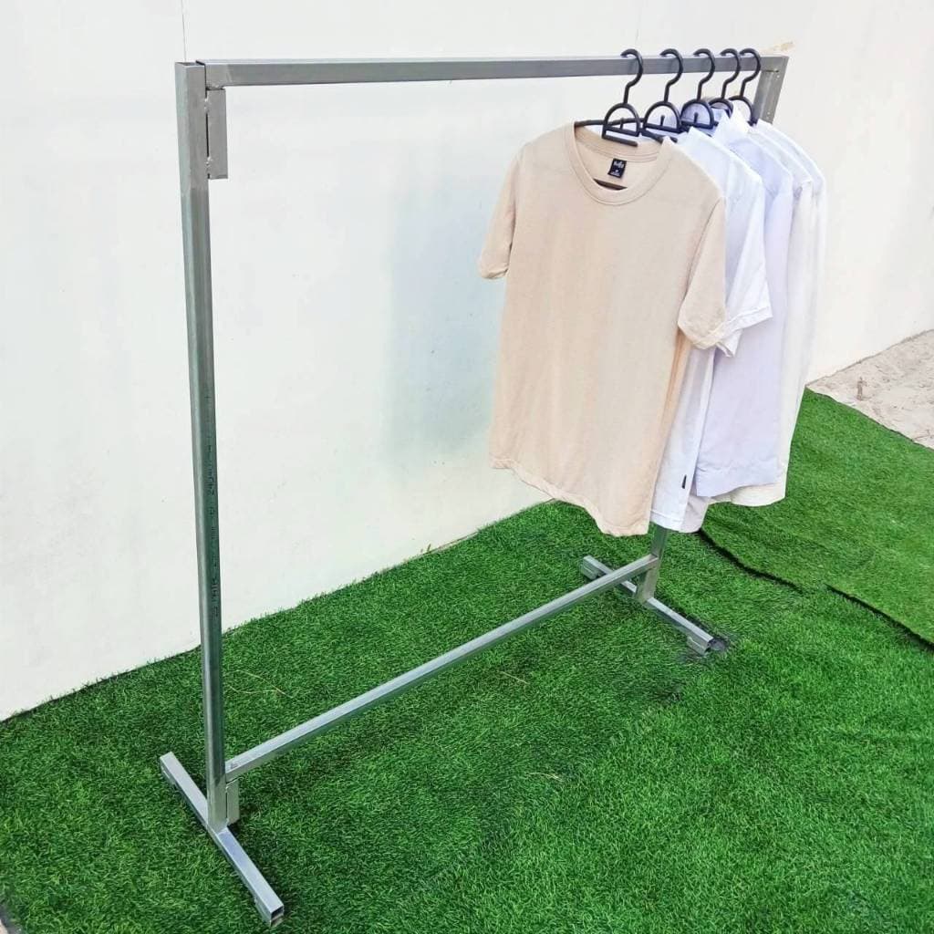 ราวตากผ้า แขวนเสื้ออเนกประสงค์ ราวตลาดนัด เหล็กหนา/ใหญ่ งานแข็งแรง เน้นใช้งาน MT074 รูปที่ 2