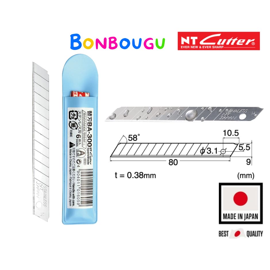 ใบมีดสเตนเลส NT BA-300 รูปที่ 2