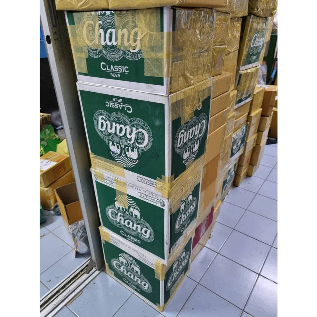 ขายกล่องเบียร์ เปล่า ยกมัด​ 10​ ใบ มือสอง ด่วน​ COD. 1มัด​ รูปที่ 2