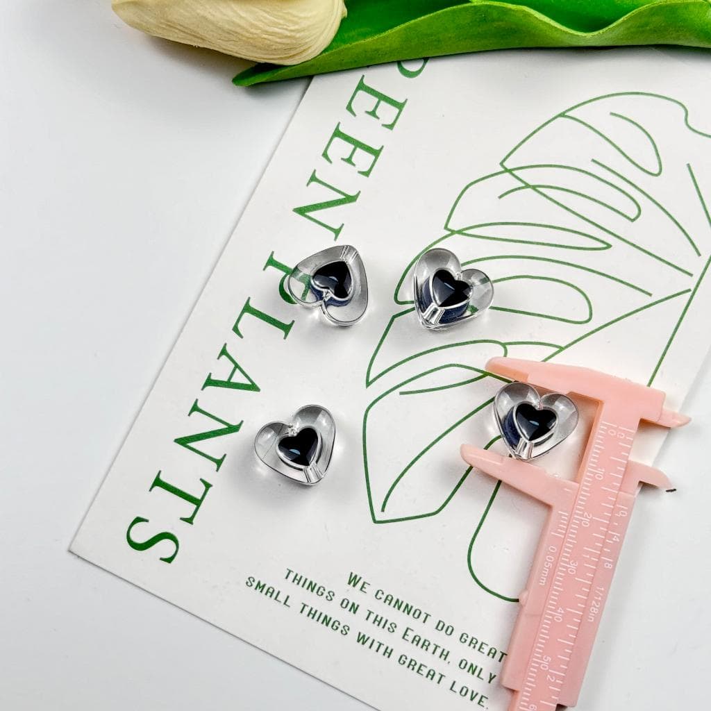 จี้ลูกปัด ขาวดำ จี้เลข8 สำหรับทำเครื่องประดับ diy รูปที่ 4