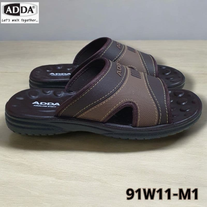ADDA 91W11-M1/92R18-M1 รองเท้าแตะสวมผู้ชาย ไซส์ 7-10 รูปที่ 3