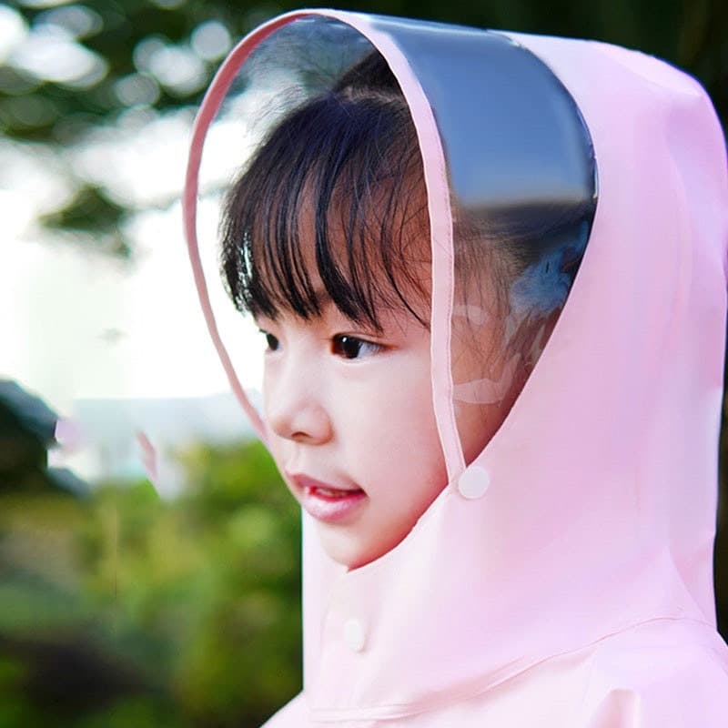 เสื้อกันฝน Kuromi แบบหนา ทนทาน สําหรับเด็ก เหมาะกับนักเรียนประถม L179 รูปที่ 4