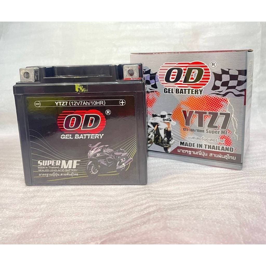 ⭐แบตใหม่ test load ก่อนส่ง OD แบตเตอรี่แห้งLotล่าสุด 12V/7AH รุ่น YTZ7 ⭐ รูปที่ 4