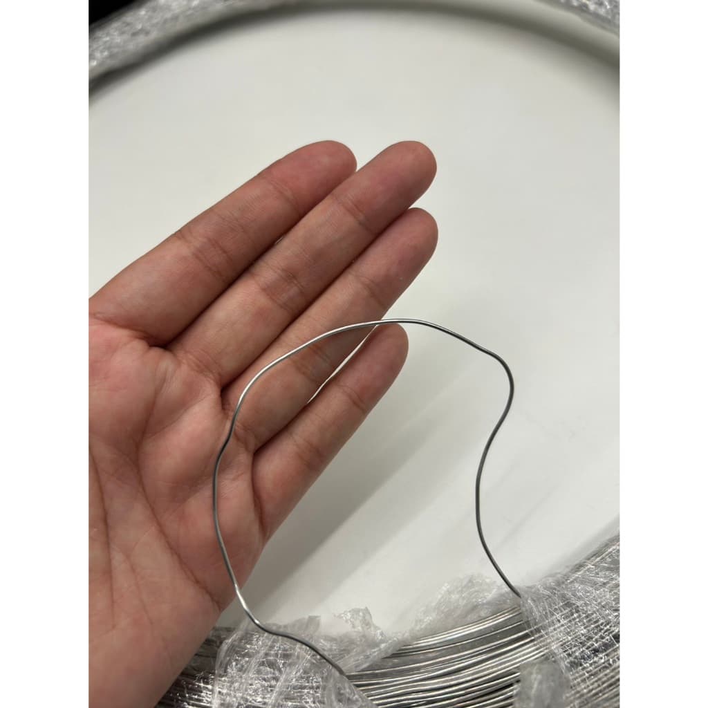 ลวดอลูมิเนียมกลม ขนาด 1, 1.5, 2 mm Aluminium Wire ลวดอลูมิเนียม ลวดดัดบอนไซ ลวดอะลูมิเนียม รูปที่ 5