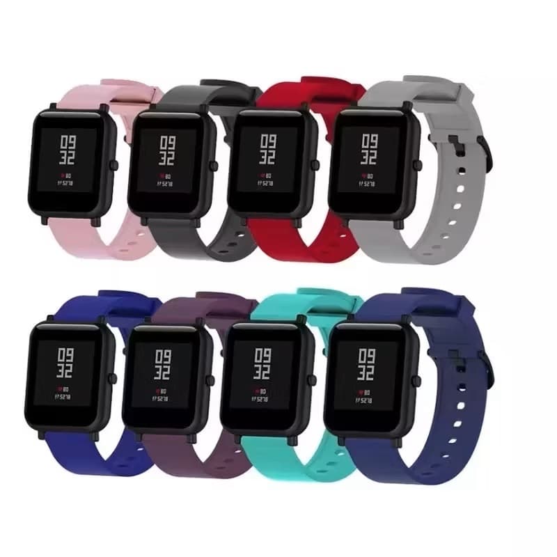 สายซิลิโคน ขนาด 20 มม. Amazfit Bip 3,3 Pro / GTS 4,4 mini / Bip U,U Pro / GTS / GTS 2,2e,2 mini / GTS 3 / Bip S,Lite รูปที่ 2
