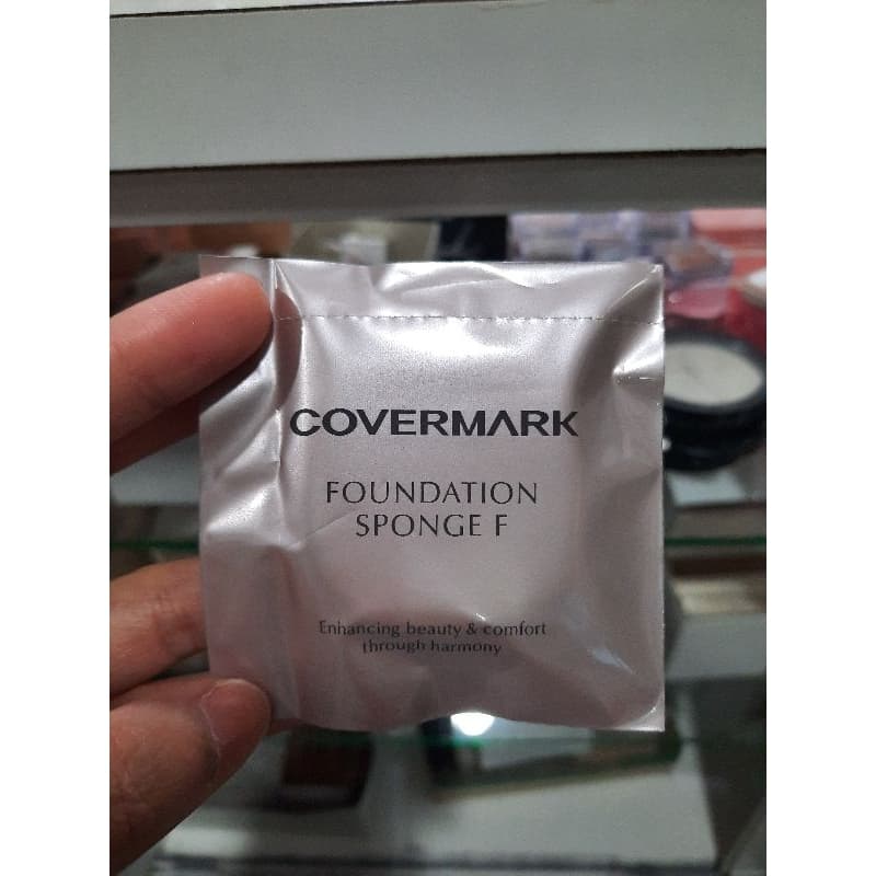 ฟองน้ำเกลี่ยรองพื้น Covermark Foundation Sponge F จำนวน 1 ชิ้น รูปที่ 1