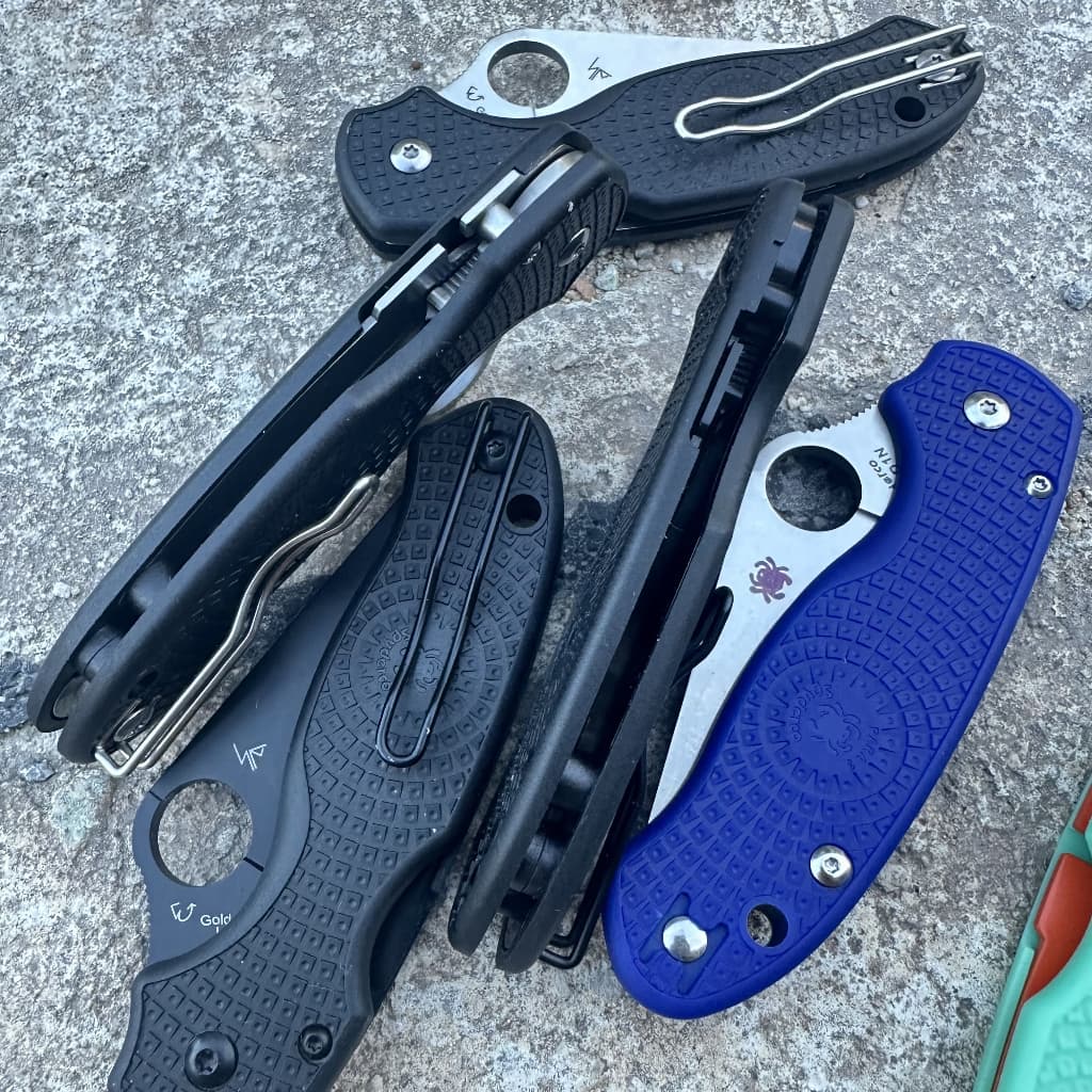 มีดพับ Spyderco Paramilitari3 C223 งานพรีเมี่ยม บอลแบริ่ง ระบบล็อคแบบคอมเพรสชั่นล็อค รูปที่ 5