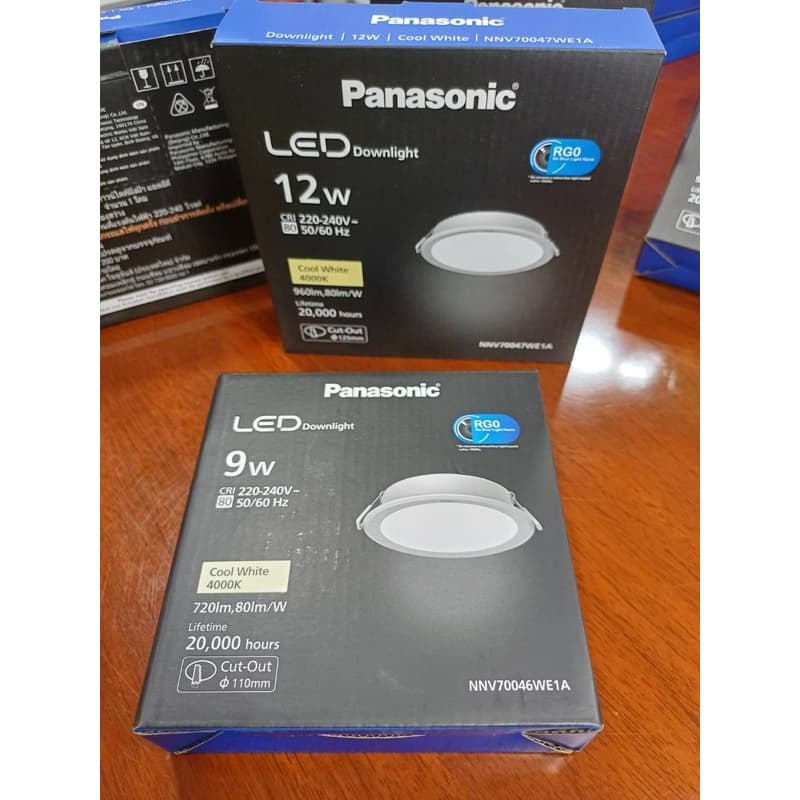 Panasonic® LED Downlightโคมดาวน์ไลท์ฝังฝ้าขนาด6w,9w,12w,15w,18w,24w.แสงเดย์,แสงวอร์ม,แสงคูลไวท์ รูปที่ 2