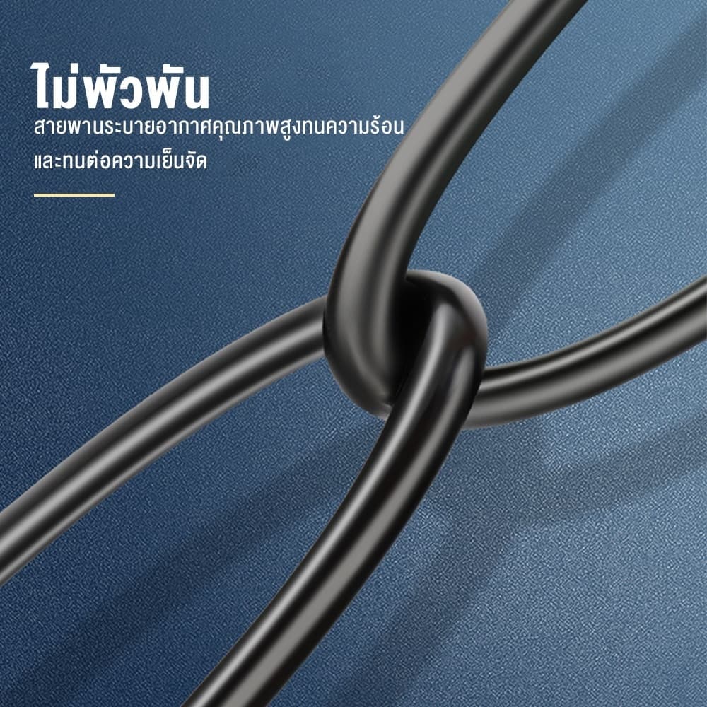 ปั๊มลมยางสูงแรง 160PSI พร้อมมาตรวัดแรงดัน อเนกประสงค์ สำหรับรถยนต์ จักรยานยนต์ จักรยาน รูปที่ 6