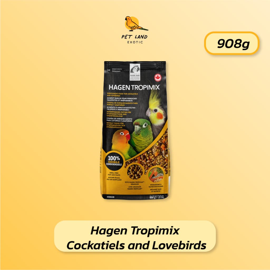 Tropimix Lovebirds &Cockatiels สำหรับนกเล็ก ขนาด908g รูปที่ 1
