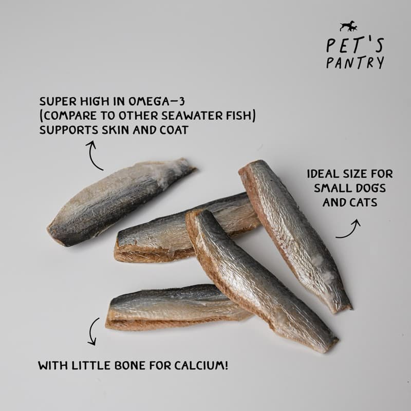 PET’s PANTRY Freeze-Dried Wild Sardine ปลาซาร์ดีนฟรีซดราย ขนมหมา ขนมแมว รูปที่ 2