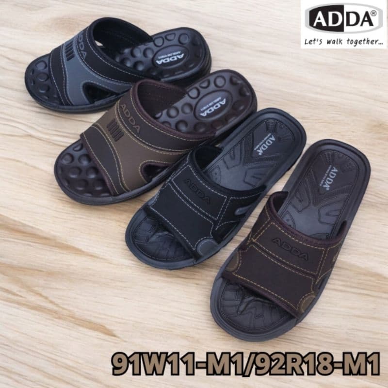 ADDA 91W11-M1/92R18-M1 รองเท้าแตะสวมผู้ชาย ไซส์ 7-10 รูปที่ 1