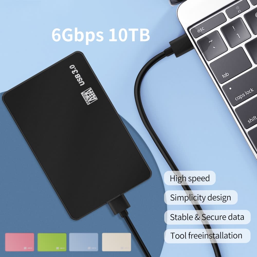 Actual กล่องใส่ HDD USB 3.0 External Box Hard Drive 2.5 กล่องใส่ฮาร์ดดิส External Hard Drive Enclosure Box รูปที่ 3