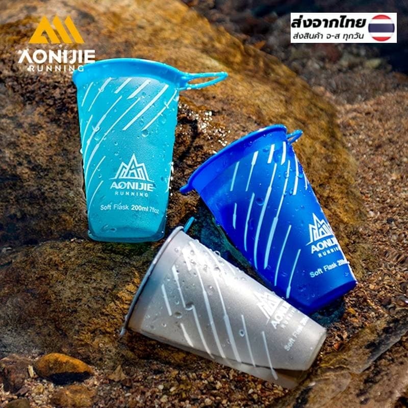 Aonijie SD22-170ml./200ml. แก้วซิลิโคน TPU พับได้ พกพา แก้วน้ำนิ่ม แก้วพับได้ รูปที่ 1