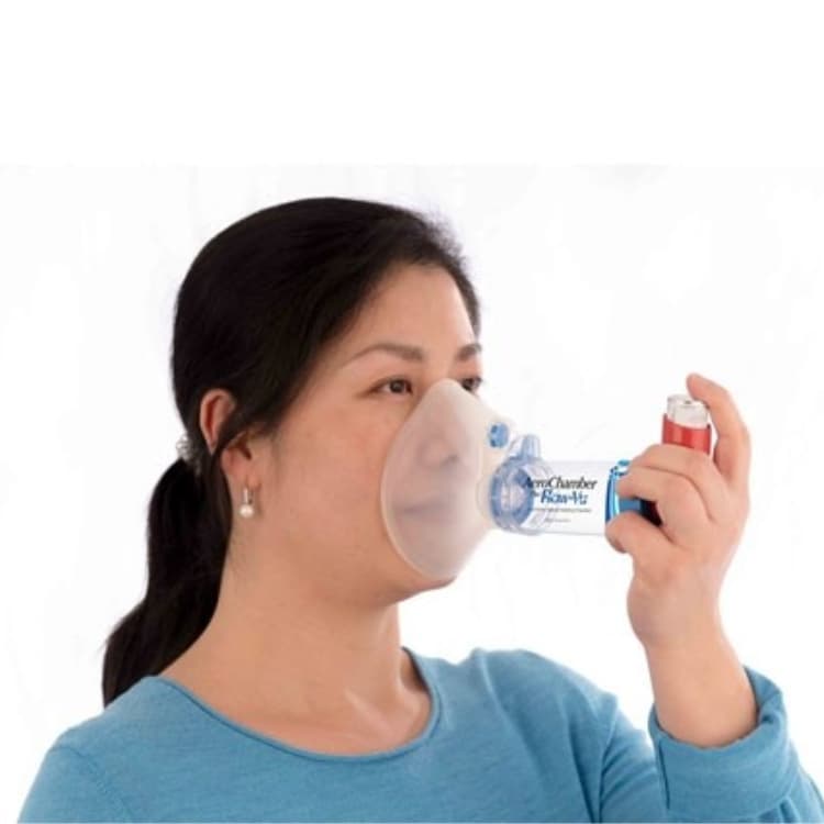 Trudal Medical AeroChamber Plus *Flow-Vu* กระบอกพ่นยา อุปกรณ์พ่นละอองยาแบบมือ มีทุกขนาด รูปที่ 7