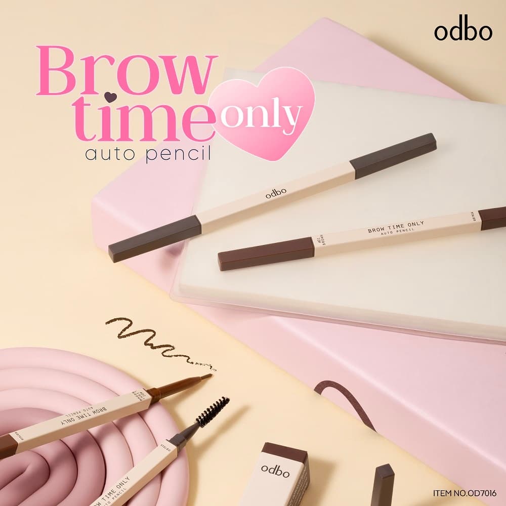 ODBO BROW TIME ONLY AUTO PENCIL OD7016 #ดินสอเขียนคิ้วหัวเรียวเล็ก 1.5mm รูปที่ 2