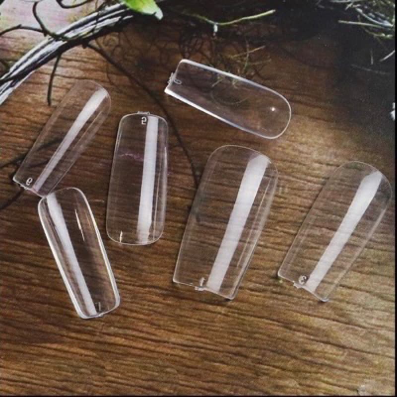 เล็บPVC รหัส33 ทรงเหลี่ยมยาว 500 ชิ้น/แพค มีเบอร์ 0-9 รูปที่ 3